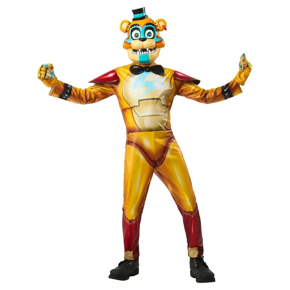 Five Nights at Freddy's Security Breach Glamrock Freddy Costume Boys M 8